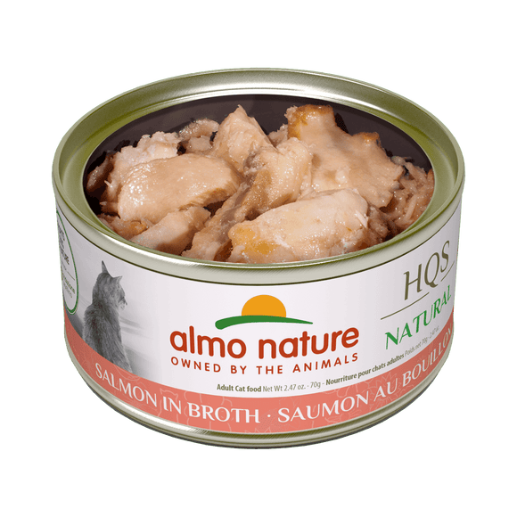 Almo Nature - HQS Natural Salmon in Broth (Wet Cat Food)