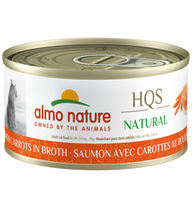 Almo Nature - HQS Natural Salmon with Carrots in Broth (Wet Cat Food)-ARMOR THE POOCH