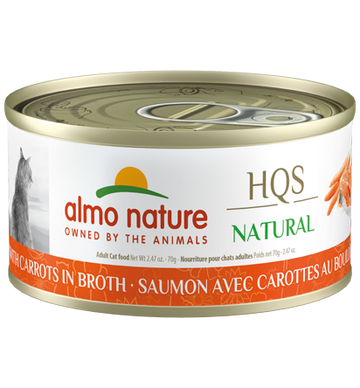 Almo Nature - HQS Natural Salmon with Carrots in Broth (Wet Cat Food)-ARMOR THE POOCH