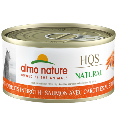 Almo Nature - HQS Natural Salmon with Carrots in Broth (Wet Cat Food)-ARMOR THE POOCH