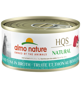 Almo Nature - HQS Natural Trout and Tuna in Broth (Wet Cat Food)