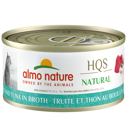Almo Nature - HQS Natural Trout and Tuna in Broth (Wet Cat Food)