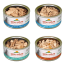 Almo Nature - HQS Natural Tuna, Mackerel, Chicken & Shrimp, Trout & Tuna Variety Pack (Wet Cat Food)