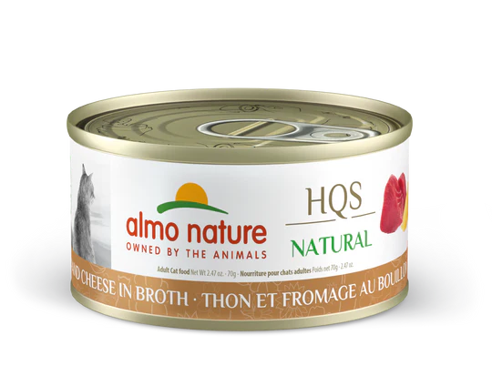 Almo Nature - HQS Natural Tuna and Cheese in Broth (Wet Cat Food)