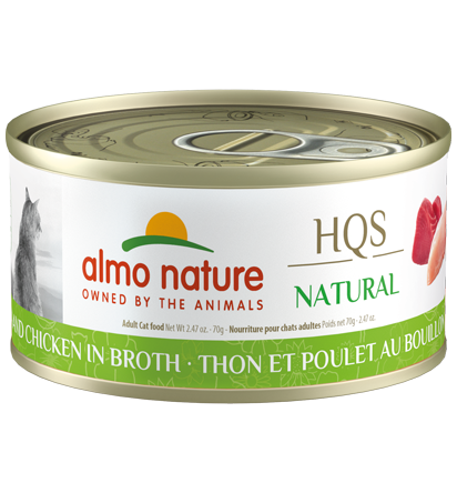 Almo Nature - HQS Natural Tuna and Chicken in Broth (Wet Cat Food)
