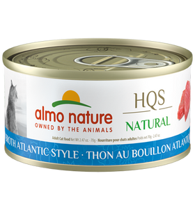 Almo Nature - HQS Natural Tuna and Whitebait Smelt in Broth (Wet Cat Food)