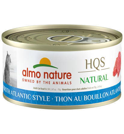 Almo Nature - HQS Natural Tuna and Whitebait Smelt in Broth (Wet Cat Food)