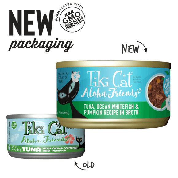 Tiki Cat - Aloha Friends - Tuna, Ocean Whitefish & Pumpkin (For Cats)