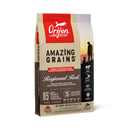 ORIJEN Amazing Grains Regional Red dry dog food bag, front