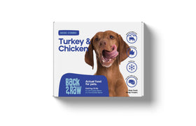 Back2Raw - Basics Turkey Blend & Chicken Blend (12lb For Dogs) - Frozen Product