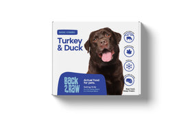 Back2Raw - Basics Turkey Blend & Duck Blend (12lb For Dogs) - Frozen Product