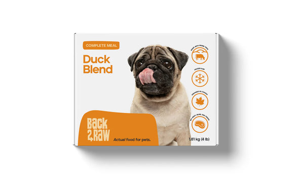 Back2Raw - Complete Duck Blend (4lb For Dogs) - Frozen Product