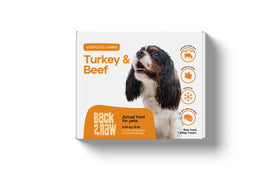 Back2Raw - Complete Turkey Blend & Beef Recipe (12lb For Dogs) - Frozen Product