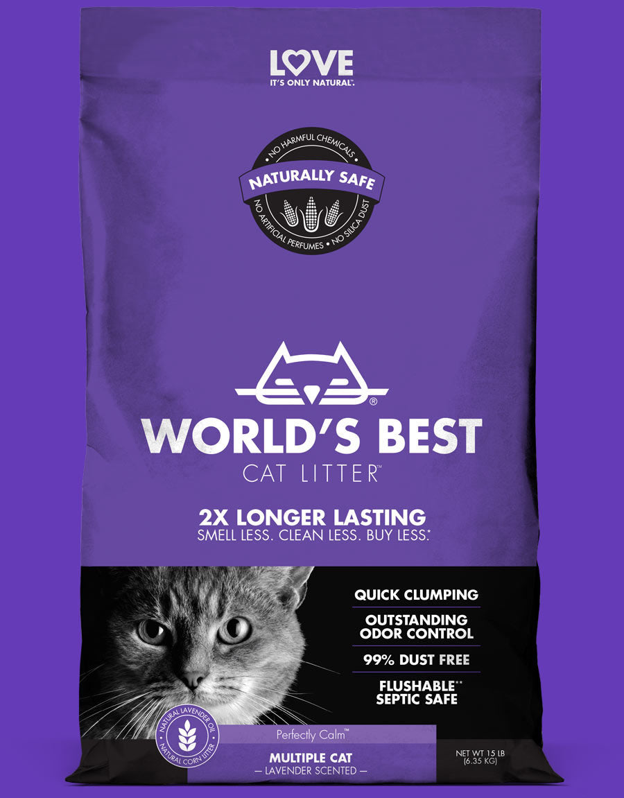 World's Best Cat Litter - Multiple Cat Lavender Scented