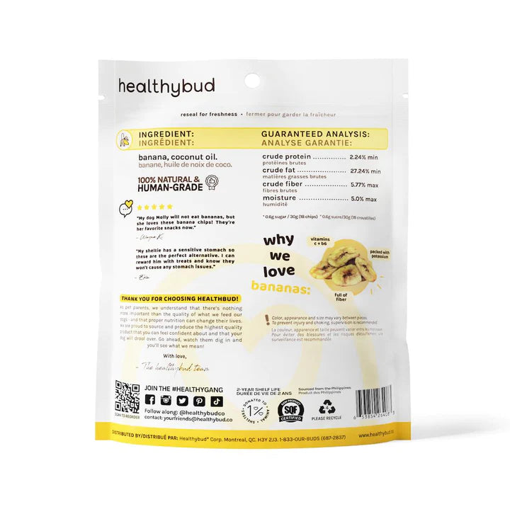 healthybud - Banana Crisps (For Dogs) - 0