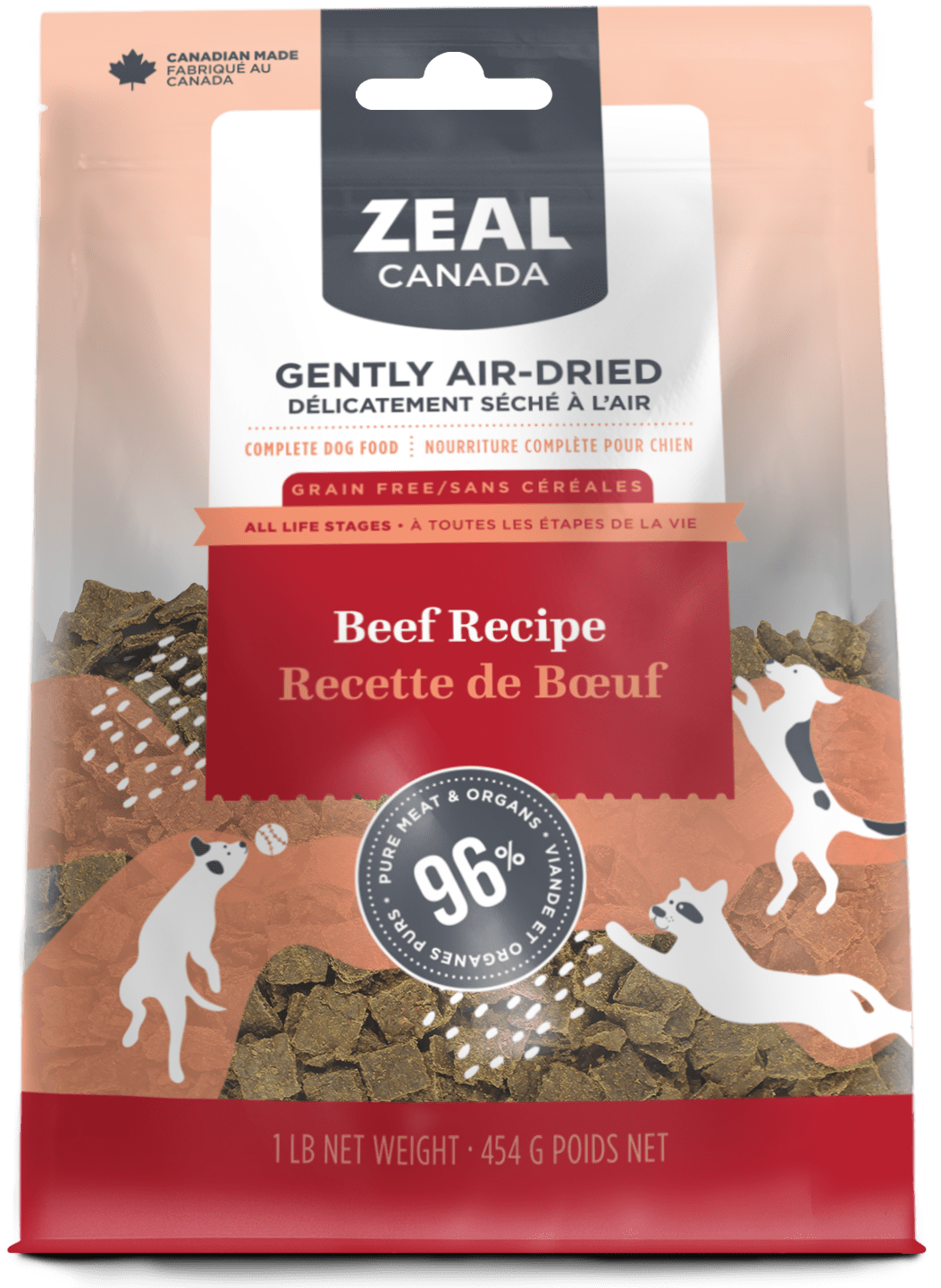 Zeal Canada -  Gently Air-Dried Beef (For Dogs)