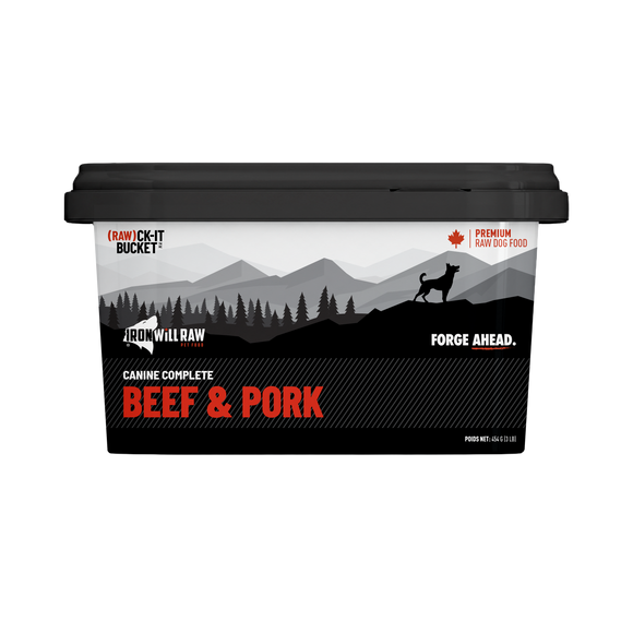 Iron Will Raw (Raw)ck-It Bucket Beef & Pork