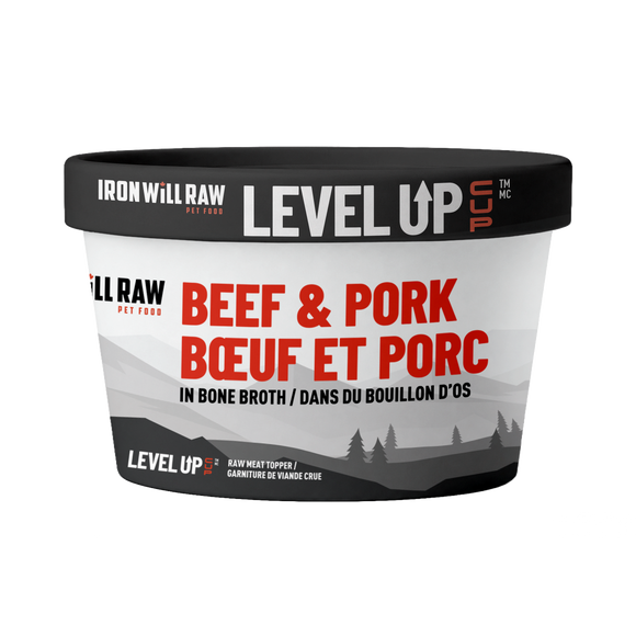 Iron Will Raw Level Up Cup Beef & Pork