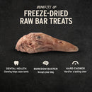 Vital Essentials Raw Bar Freeze-Dried Duck Heads Dog Treat