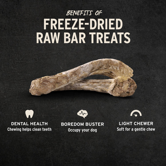 Vital Essentials Raw Bar Freeze-Dried Duck Necks Dog Treat