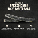 Vital Essentials Raw Bar Freeze-Dried Salmon Skin Dog Treat