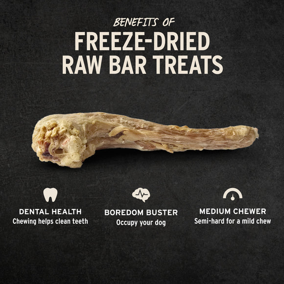 Vital Essentials Raw Bar Freeze-Dried Turkey Necks Dog Treat