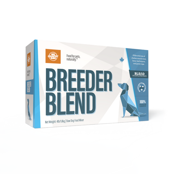 Big Country Raw - Breeder Blend Chicken Carton (4lb) - Frozen Product