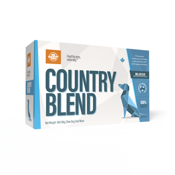 Big Country Raw - Country Blend Carton (4lb) - Frozen Product