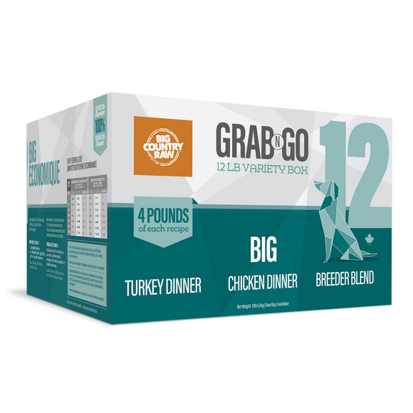 Big Country Raw - Grab N Go 'Big' 12 - Frozen Product