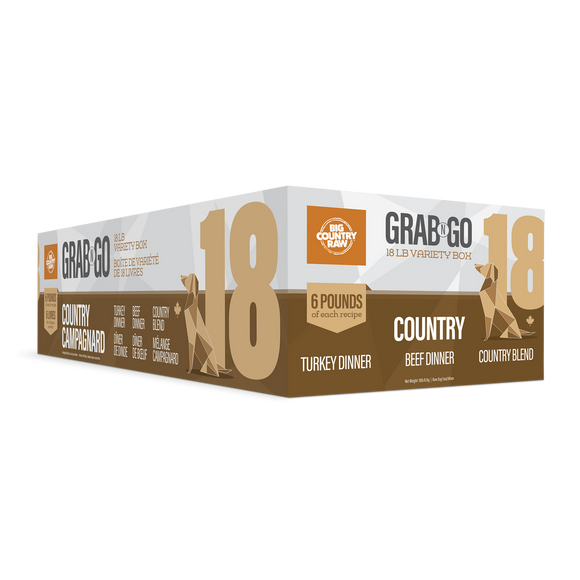 Big Country Raw - Grab N Go 'Country' 18 - Frozen Product