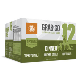 Big Country Raw - Grab N Go 'Dinner' 12 - Frozen Product