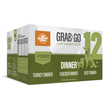 Big Country Raw - Grab N Go 'Dinner' 12 - Frozen Product