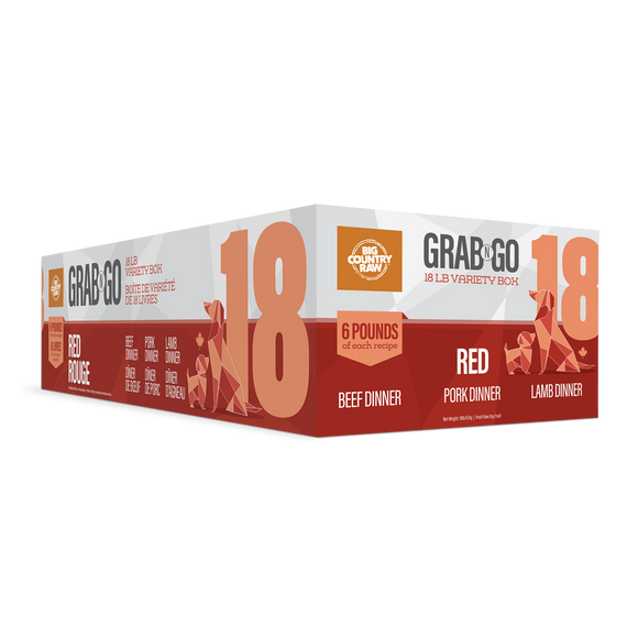 Big Country Raw - Grab N Go 'Red' 18 - Frozen Product