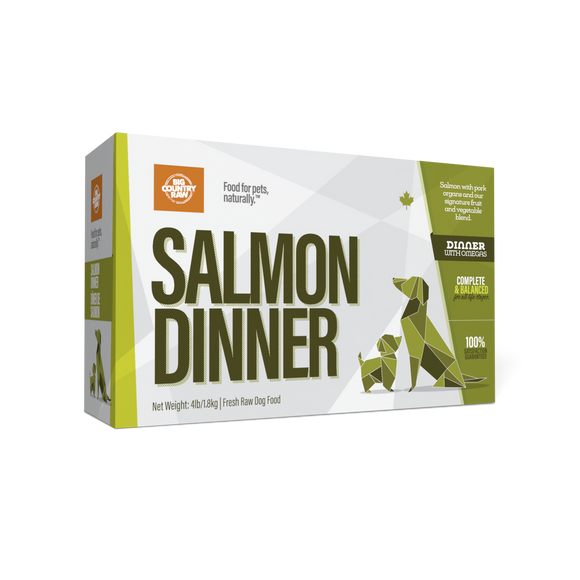 Big Country Raw - Salmon Dinner Carton (4lb) - Frozen Product