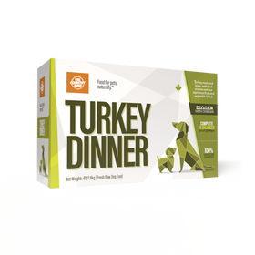 Big Country Raw - Turkey Dinner Carton (4lb) - Frozen Product