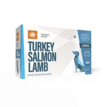 Big Country Raw - Turkey Salmon Lamb Carton (4lb) - Frozen Product