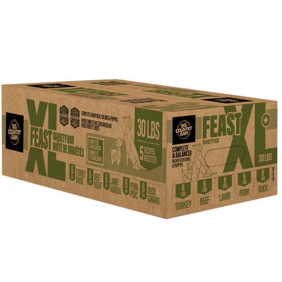 Big Country Raw - XL Feast (30lb) - Frozen Product