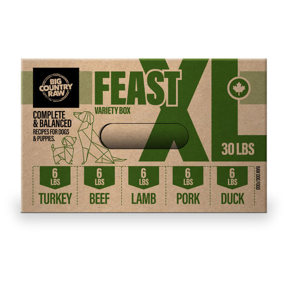 Big Country Raw - XL Feast (30lb) - Frozen Product