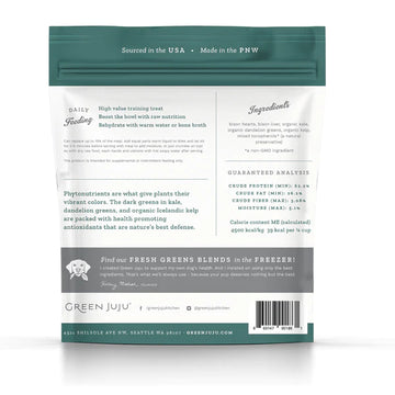 Green Juju - Bison Green Whole Food Bites Pack (For Dogs & Cats)