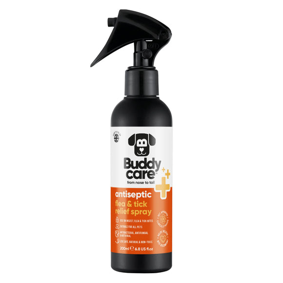 Buddy Care - Pet Antiseptic Flea & Tick Relief Spray (For Dogs)