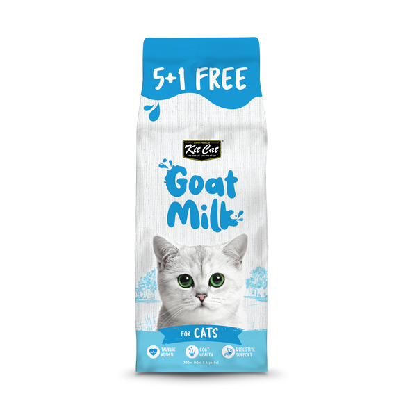 Kit Cat - Lactose-Free Goat Milk for Cats (6 x 50ml)
