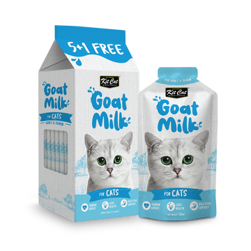 Kit Cat - Lactose-Free Goat Milk for Cats (6 x 50ml)
