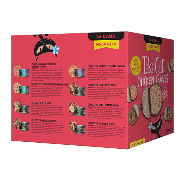 Tiki Cat - Mega Packs - Chicken Craves (For Cats)