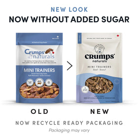 Crumps' Naturals - Mini Trainers Semi Moist Beef Treat