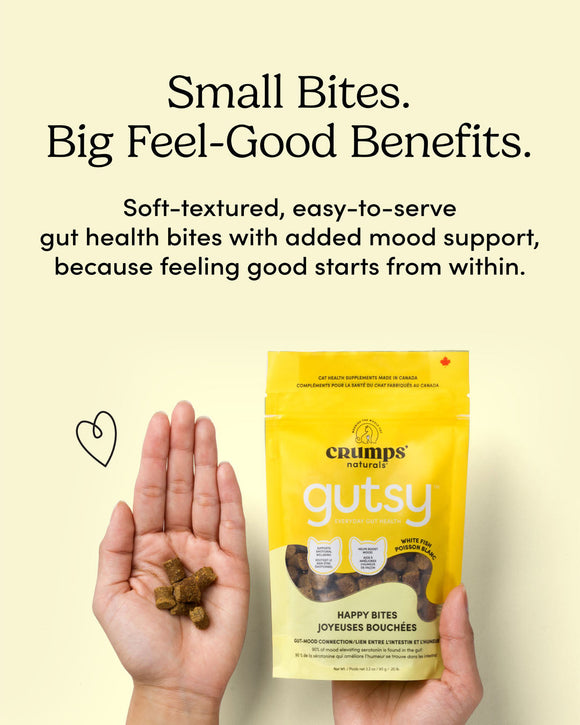 Crumps' Naturals Gutsy Cat Happy Bites
