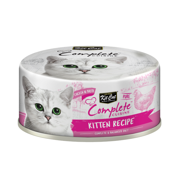 Kit Cat - Complete Cuisine - Kitten Recipe Chicken (Wet Cat Food)