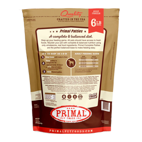 Primal - Patties - Raw Lamb Patties (For Dogs) - Frozen Product - 0