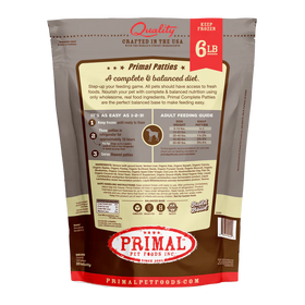 Primal - Patties - Raw Venison Patties (For Dogs) - Frozen Product - 0