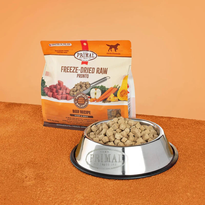 Primal - Pronto - Freeze Dried Raw Pronto - Beef Recipe (For Dogs)