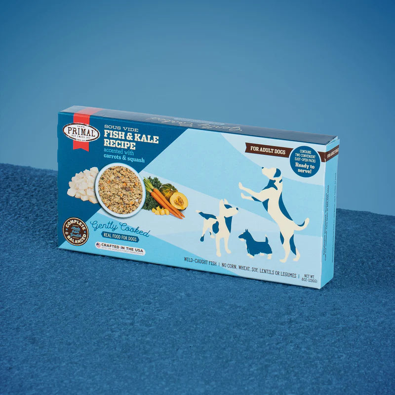 Primal - Gently Cooked - Fish & Kale (For Dogs) - Frozen Product